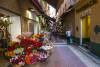 NICE, FRANCE - OCTOBER 2, 2014: Walking pedestrian Rue Pairolier